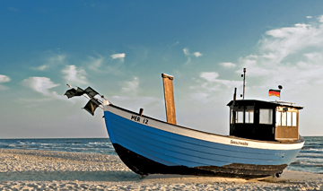 Fischerboot Seebad Bansin